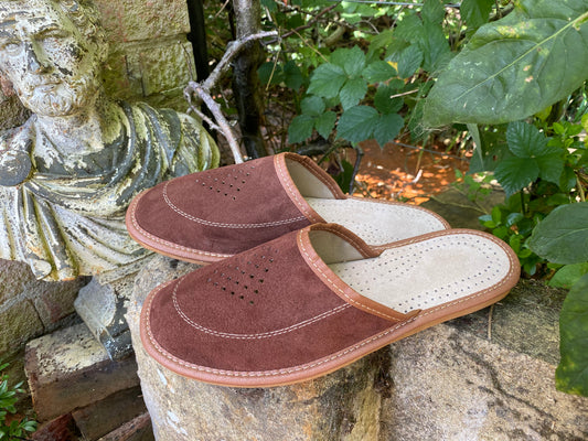 Men’s Traditional Leather Slippers