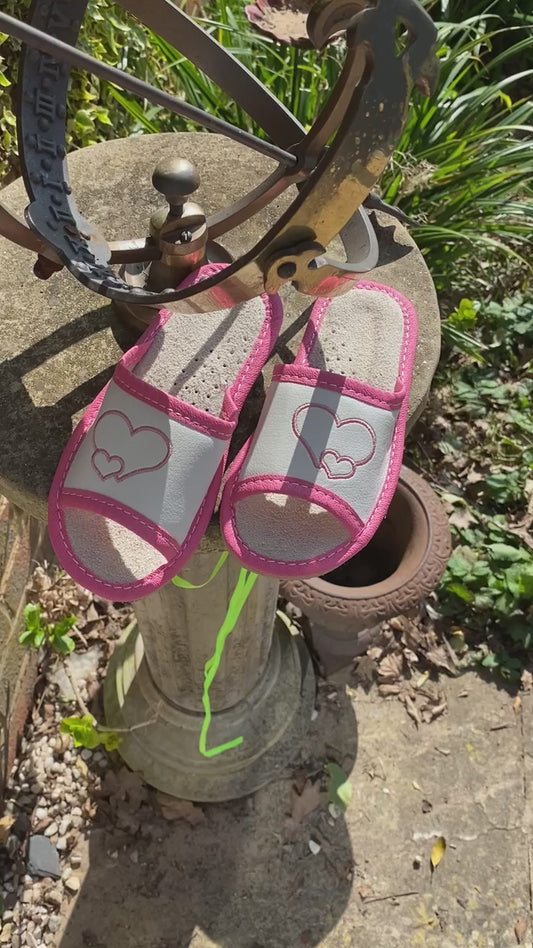 Eco Friendly Girls Leather Sandals