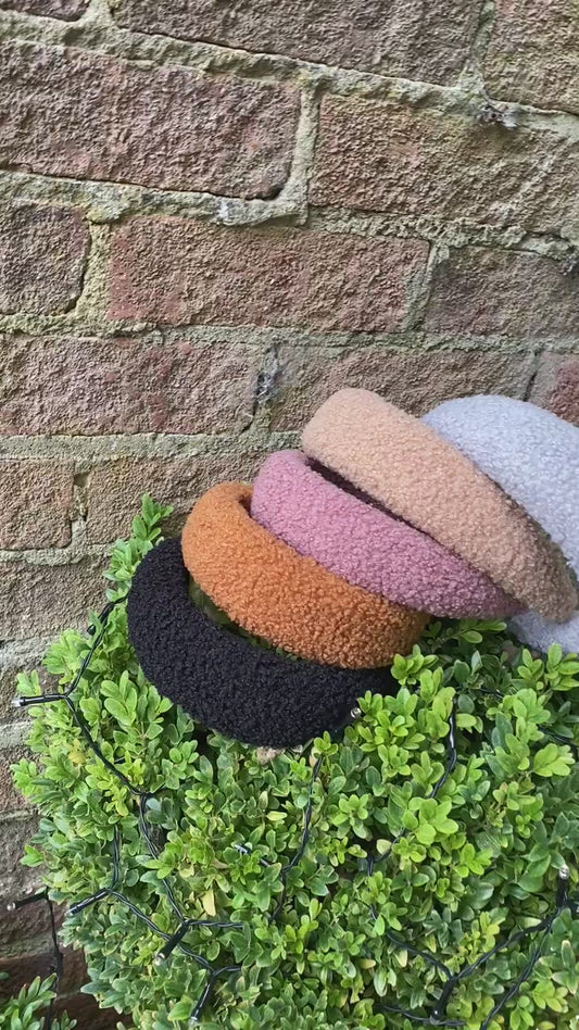 Unisex Wool Blend Padded Headband